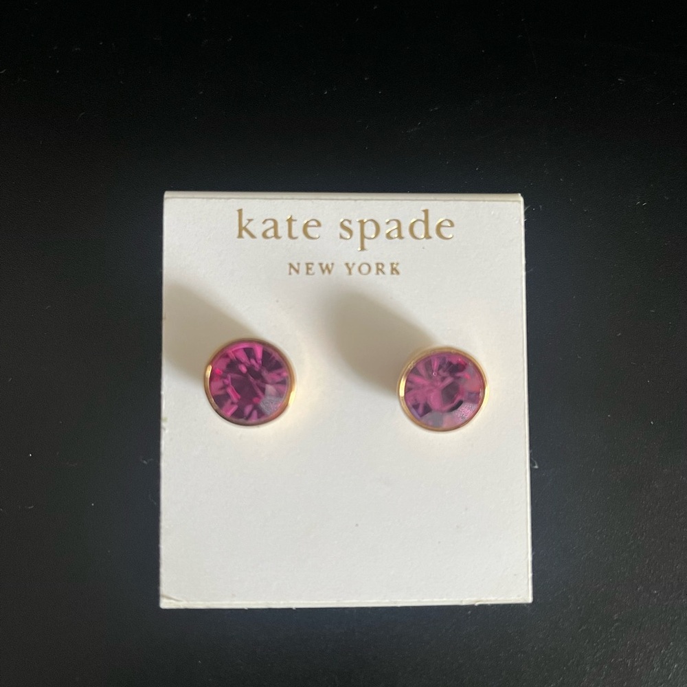 Kate Spade Fuchsia Stud Earrings